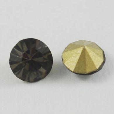 Стразы конусные, черные, d=1.4 mm, высота конуса 1.5 mm