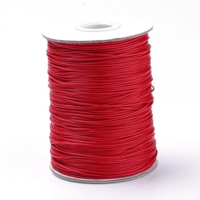 Шнур хлопковый с оплеткой, кирпично-красный, 1 mm