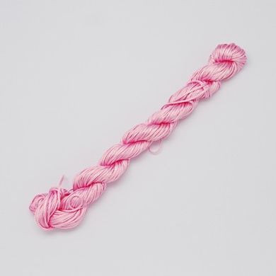Шнур нейлоновий, рожевий, 1 мм