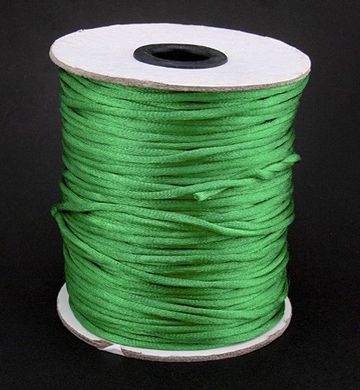 Шнур нейлоновый, зеленый, d=2 mm