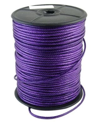 Шнур с полимерной оплеткой, фиолетовый, d=2.5 mm